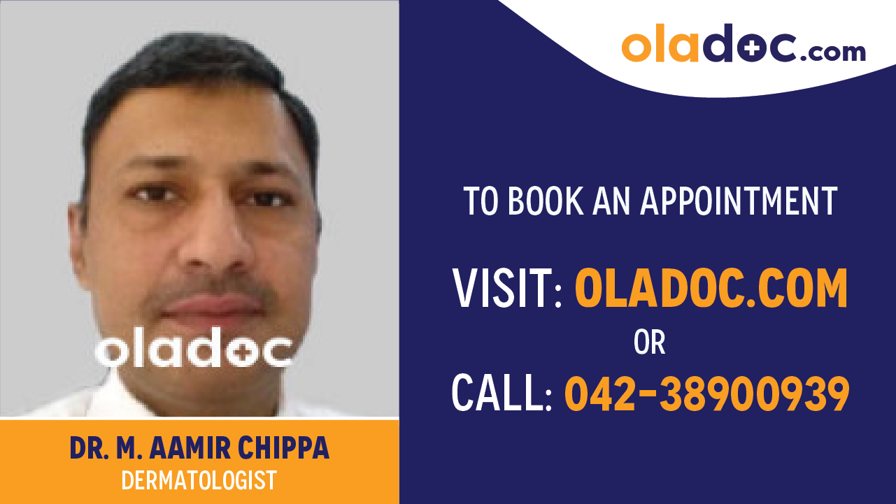 Book appointment with Dr. M. Aamir Chippa-best Dermatologist in karachi